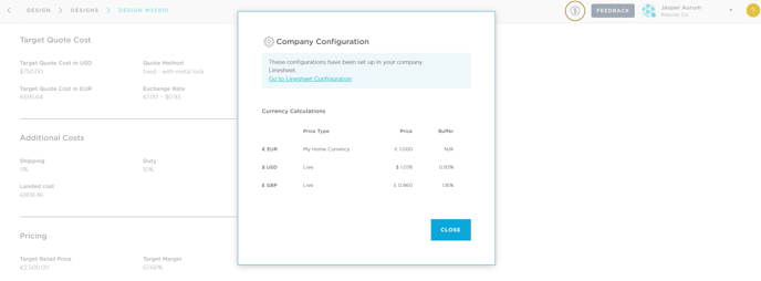 Currency Config