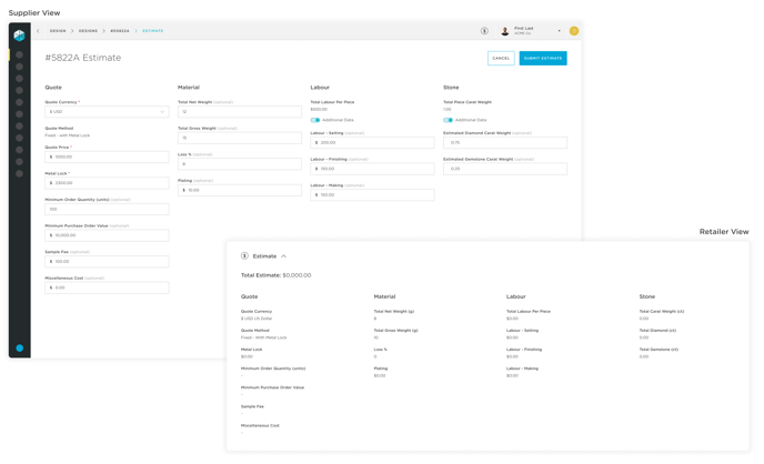 Vendor Estimate